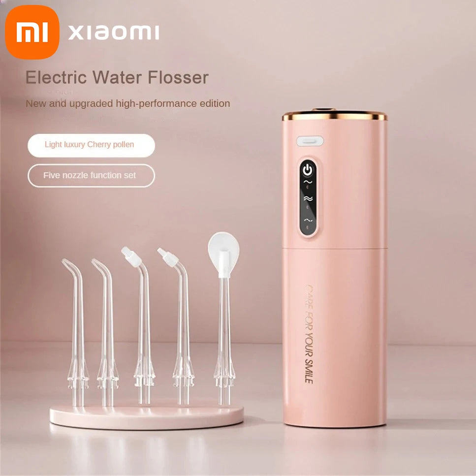 Hydropulseur Dentaire Portable Xiaomi YOUPIN – 3 Modes, IPX7 Waterproof, 280ml, 70 Jours d'Autonomie