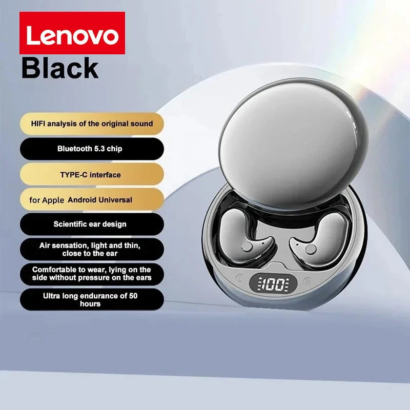 Écouteurs Bluetooth Lenovo Y36 Mini TWS – Sans Fil, Réduction de Bruit Active, Waterproof IPX5