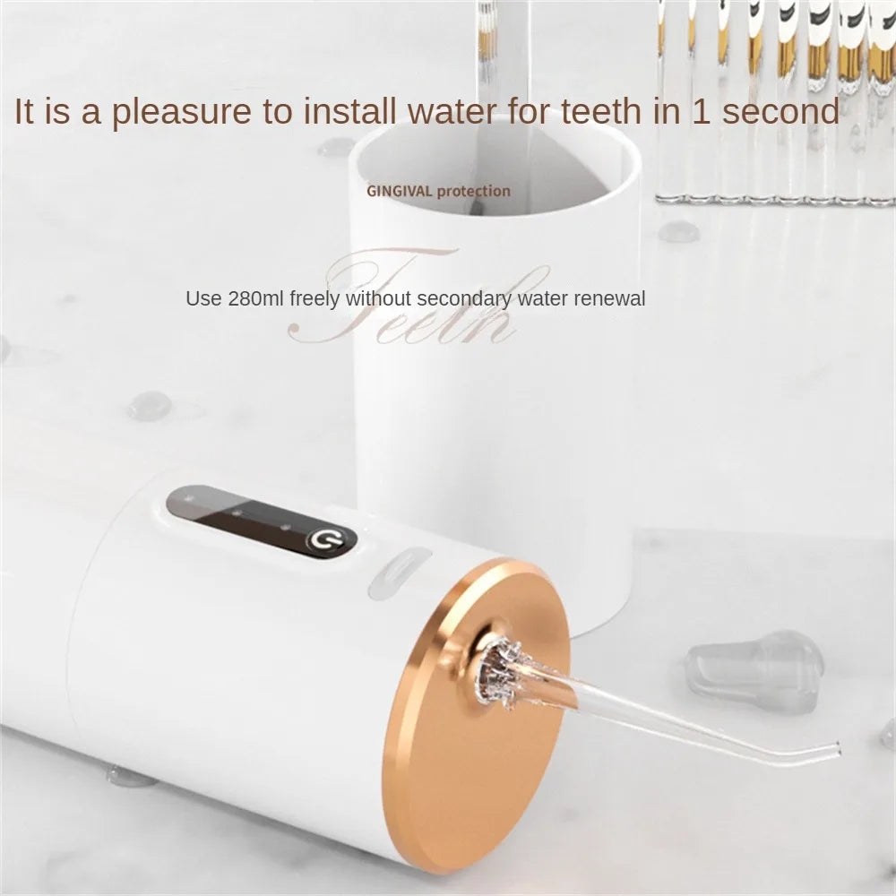 Hydropulseur Dentaire Portable Xiaomi YOUPIN – 3 Modes, IPX7 Waterproof, 280ml, 70 Jours d'Autonomie