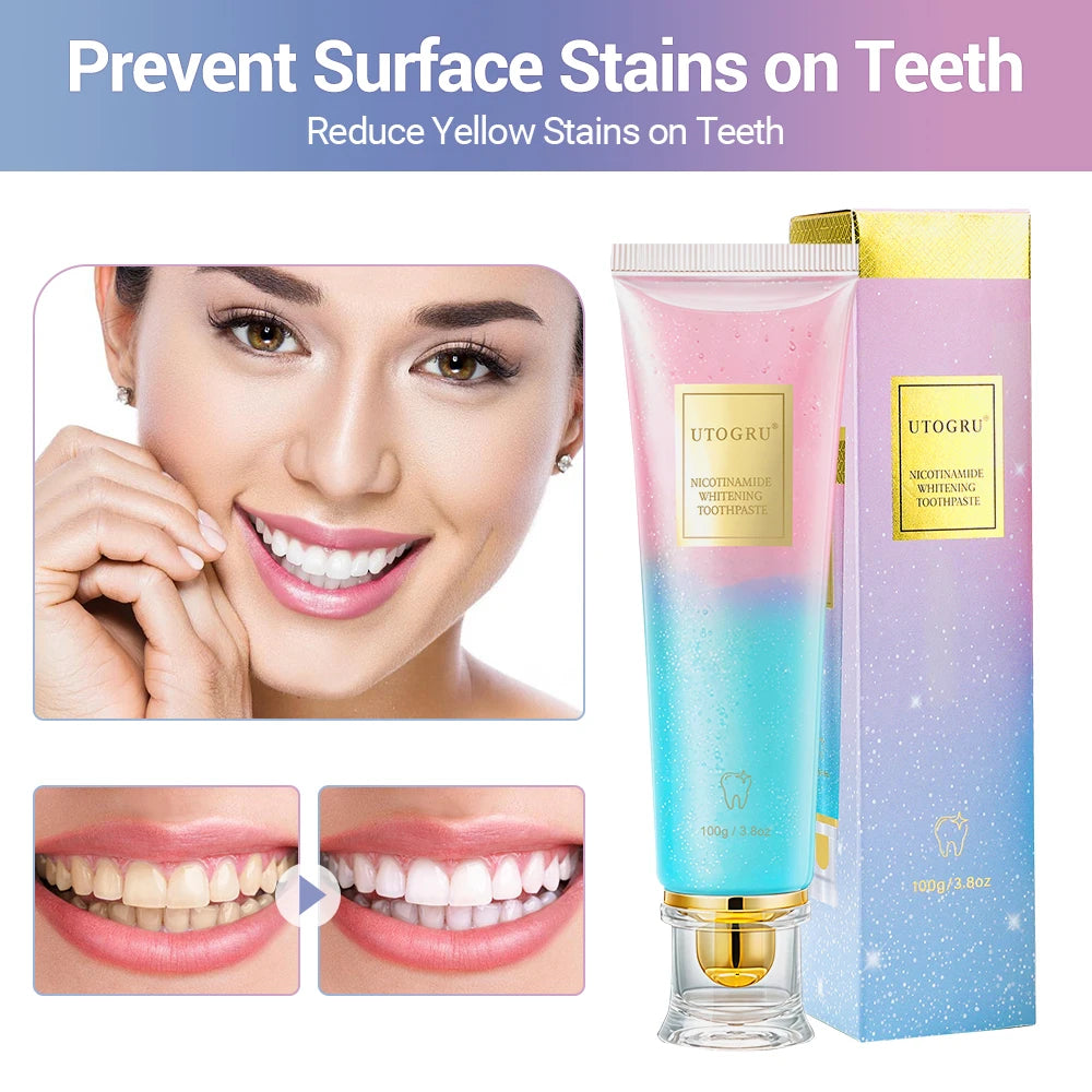 Dentifrice blanchissant à la niacinamide