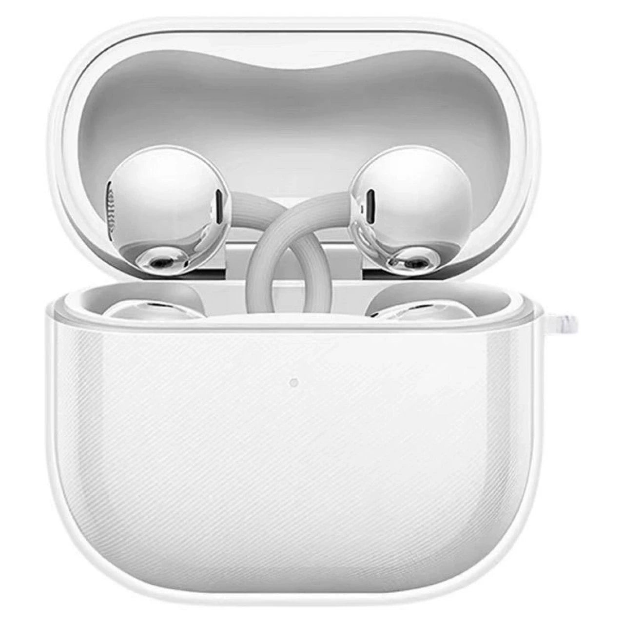 Coque de Protection Silicone TPU pour Huawei FreeClip 2 – Transparente, Anti-Choc, avec Lanière