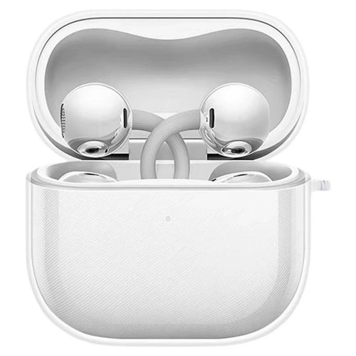 Coque de Protection Silicone TPU pour Huawei FreeClip 2 – Transparente, Anti-Choc, avec Lanière